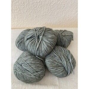 5 Skeins Air Yarn Green 120g #492